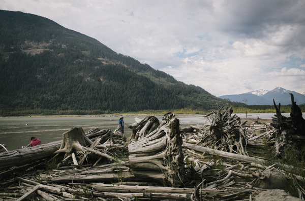 Lilloet lake, The Ucwalmicw reserve, British Columbia, Canada